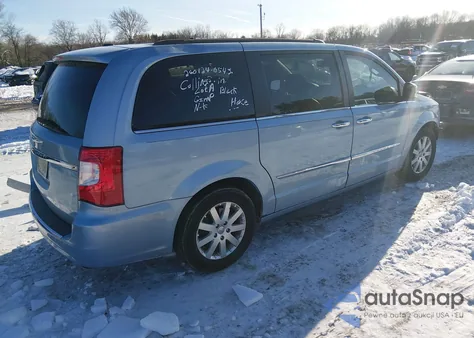 2012 Chrysler Town & Country Touring-L из США, поврежденный, VIN 2C4RC1CG7CR401536